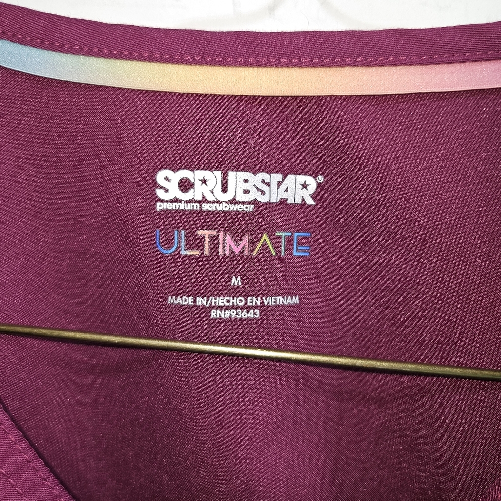 ScrubStar Burgundy Scrub Set - Picture 4 of 8